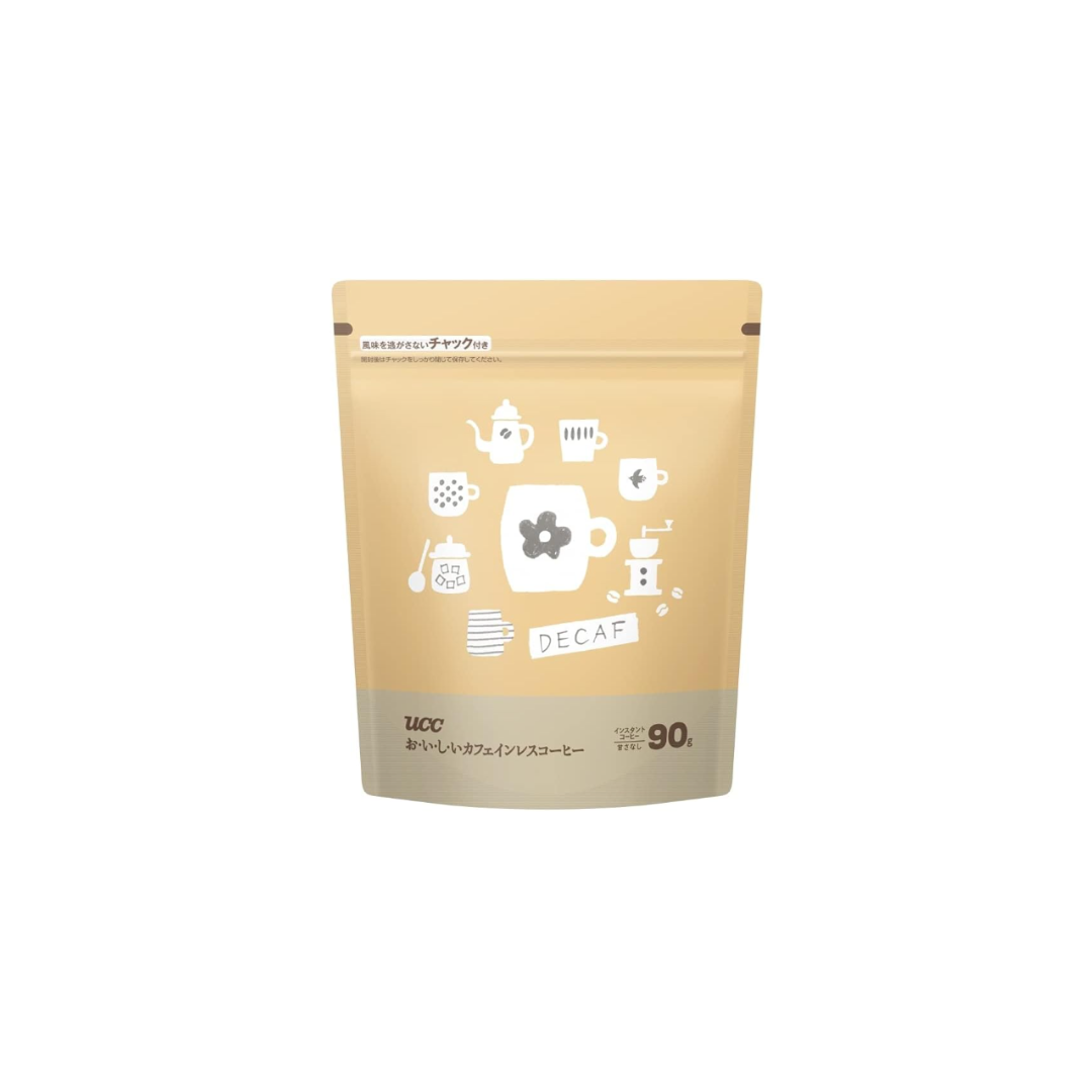 Oh Ishi Caffeinated UCC Instant Coffee, Refill Bag, 3.2 oz (90 g), EC Limited