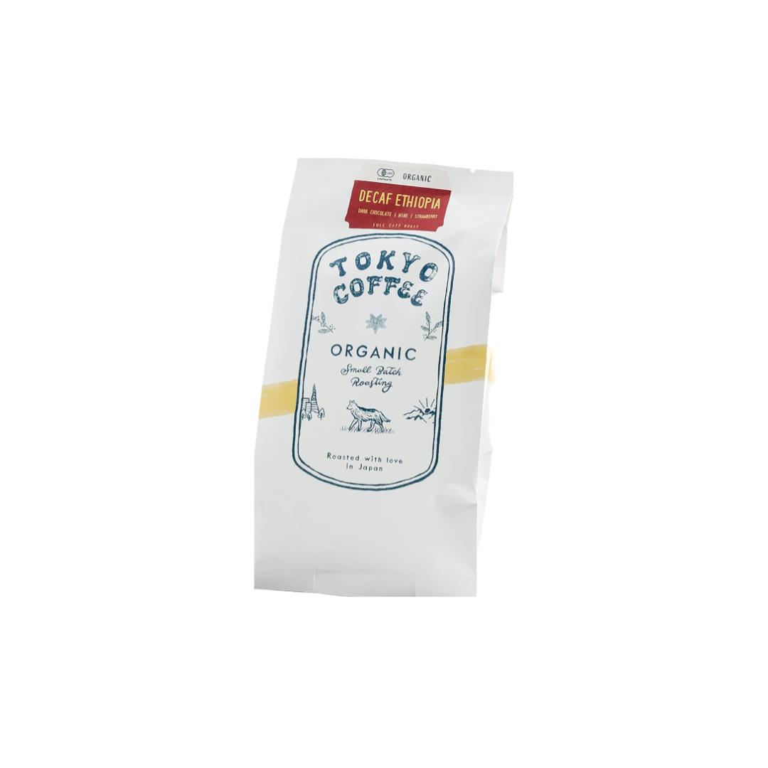 TOKYO COFFEE Decaf Ethiopian Mocha Coffee Beans – 100 g