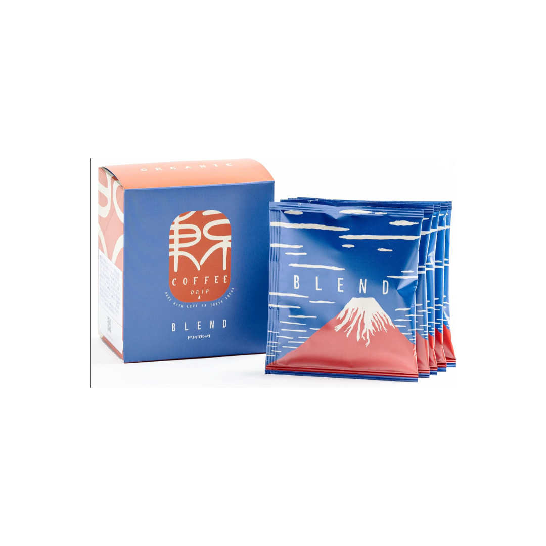 TOKYO COFFEE Original Organic Drip Coffee – Petite Gift Pack (5 Bags)