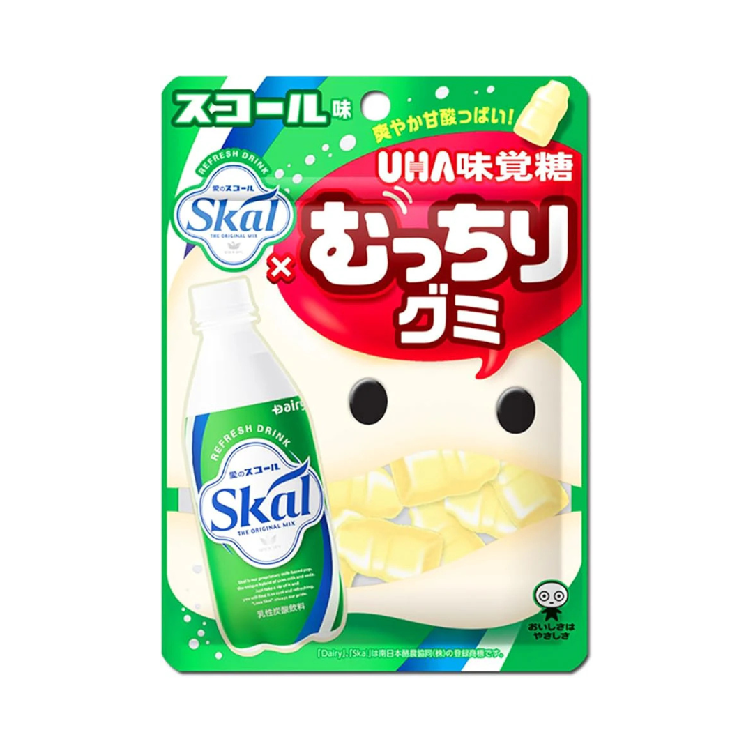 UHA Mikakuto Plump Gummy Squall, 2.2 oz (64 g) x 10 Bags