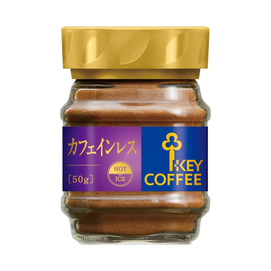 Key Coffee Instant Coffee Caffeinated Jar 50g | Made In Japan