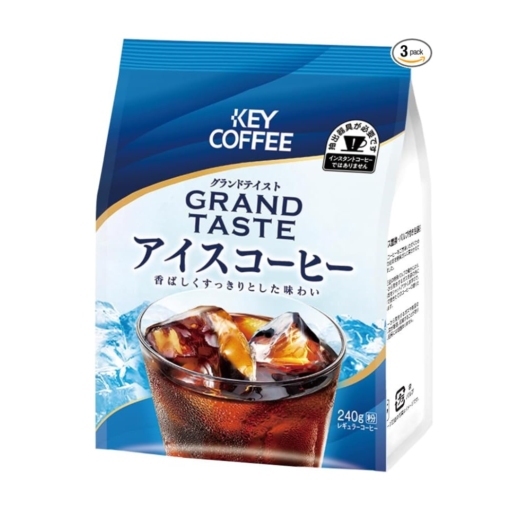 Key Coffee, Grand Taste, Iced Coffee, 8.5 oz (240 g) | Made In Japan