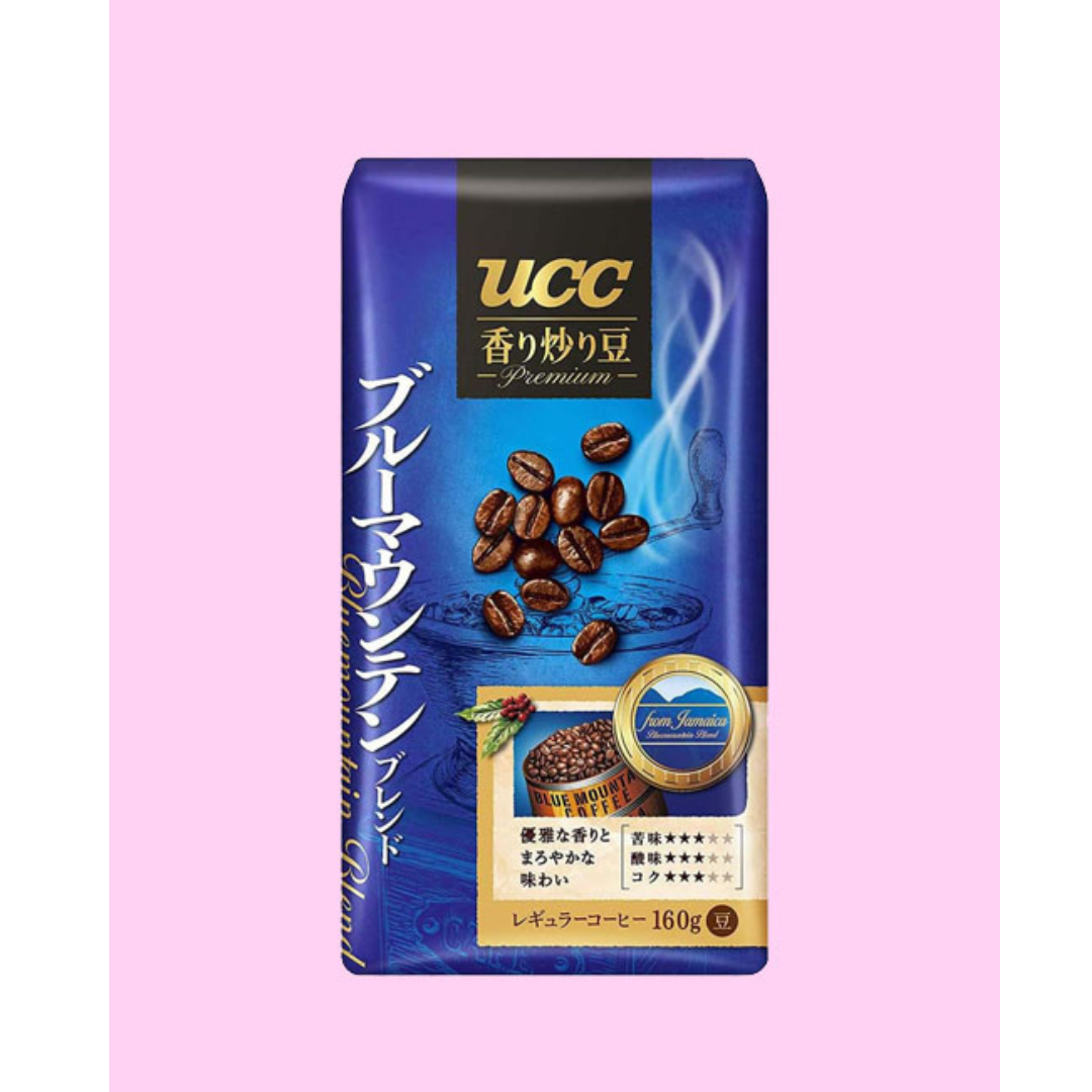 UCC Fragrant Fried Beans Blue Mountain Blend (Coffee Beans) 160g