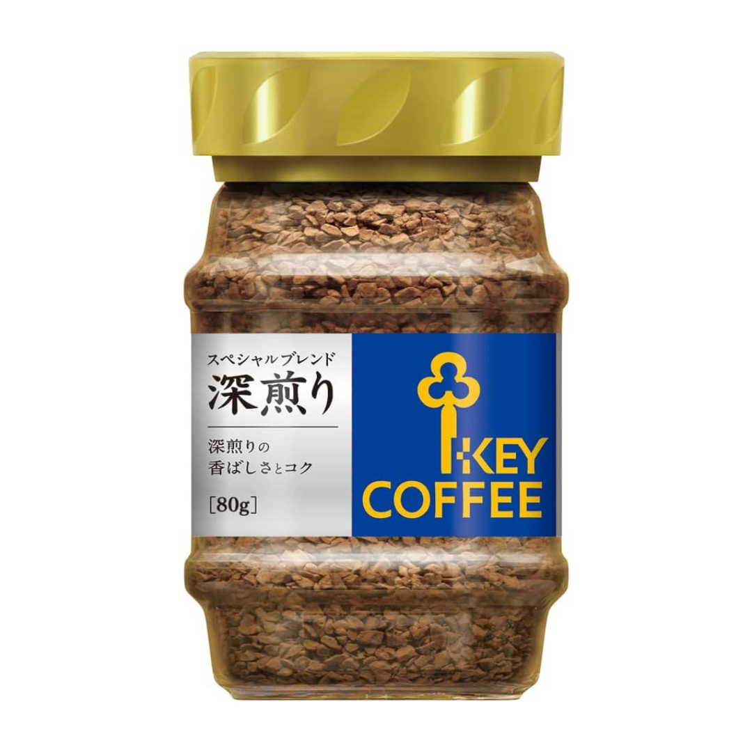 Key Coffee Instant Coffee Special Blend Deep Roast Jar 2.8 oz (80 g)