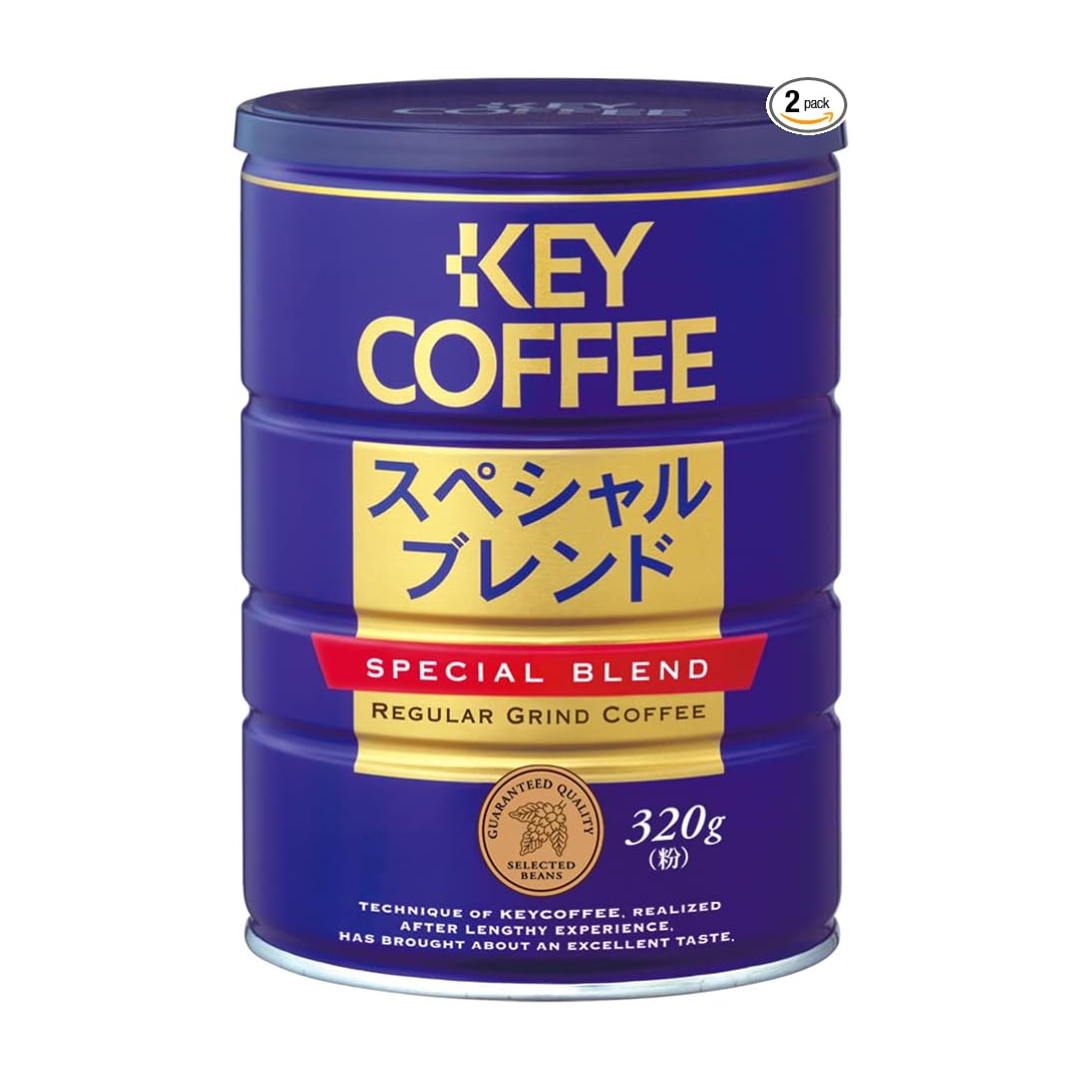 Key Coffee Can Special Blend 11.3 oz (320 g) | Pack Of 2 | Made In Japan