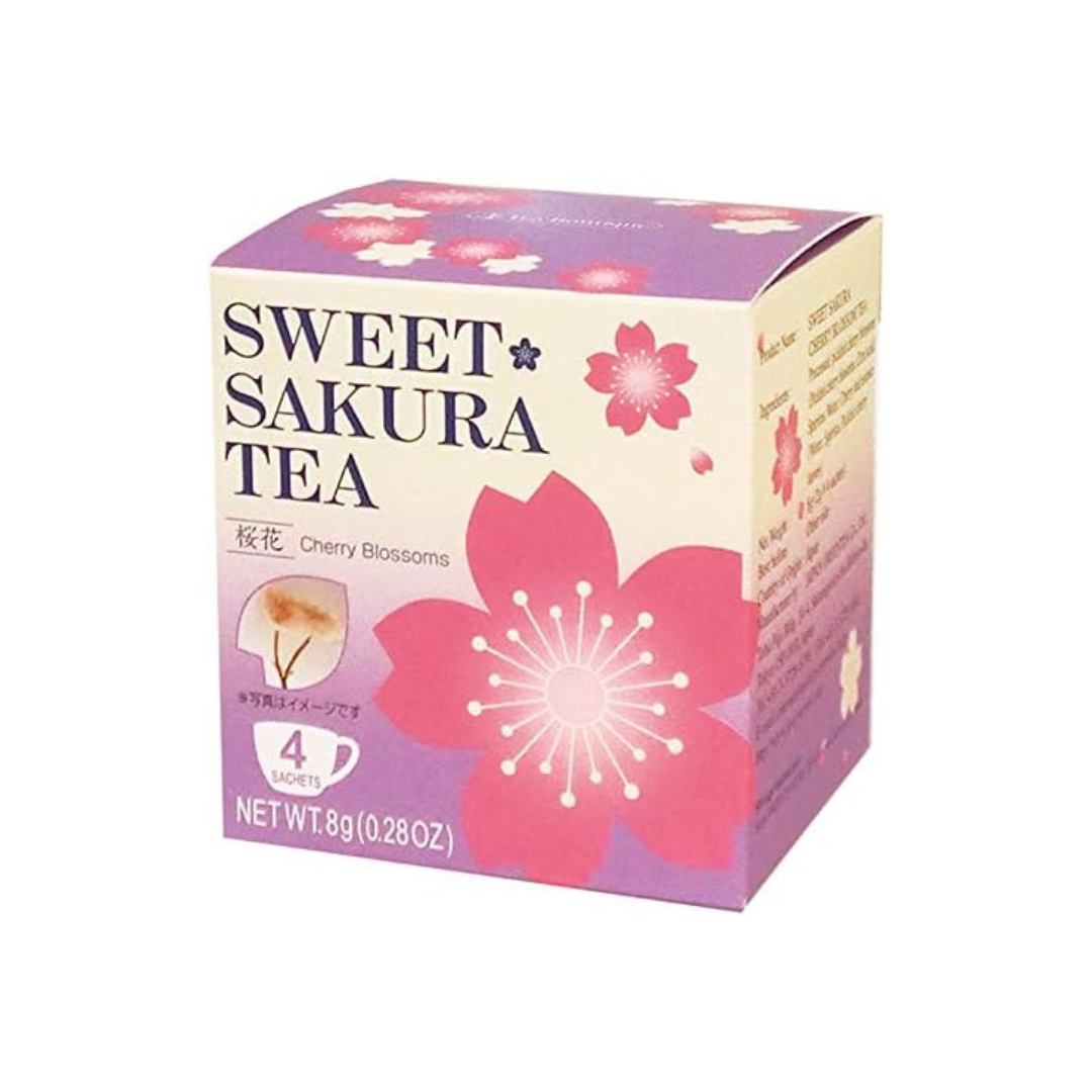 Tea Boutique Japan Green Tea Center Sweet Sakura Tea Sakura Flower 8g | 4 Tea Bags | Made in Japan