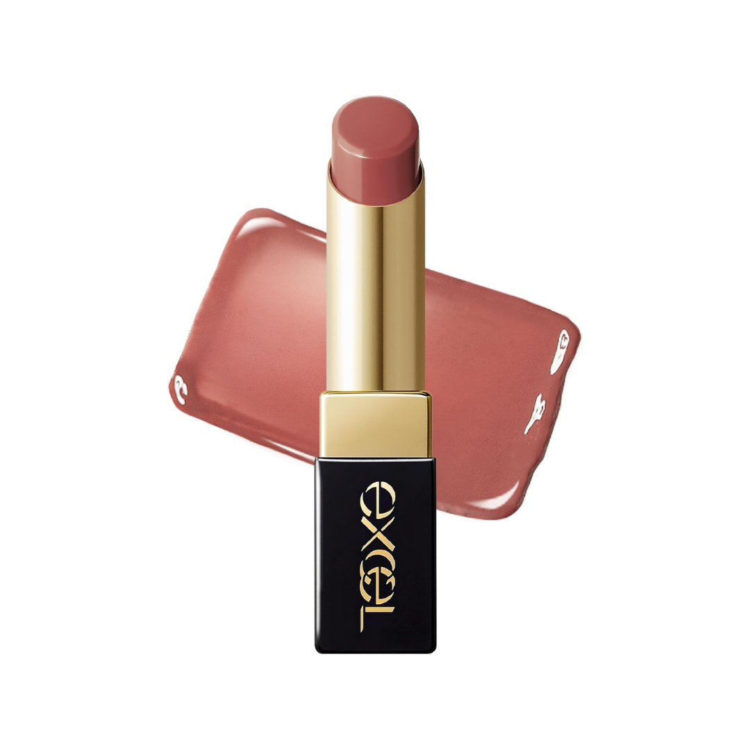 Excel Lip Steady SD02 Talk to You Lipstick, Mucous Membrane, Long-Lasting, Beige, Plump Effect