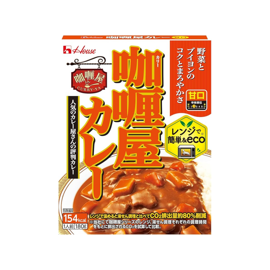 House Curryya Curry, Sweet, 6.3 oz (180 g) | Pack Of 2 | Made In Japan