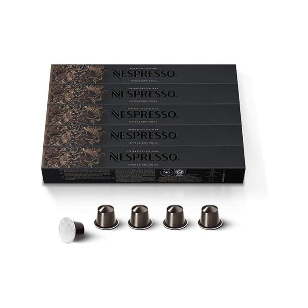 Nespresso Ispirazione Roma 5-bottle set (50 Pods) Original capsule