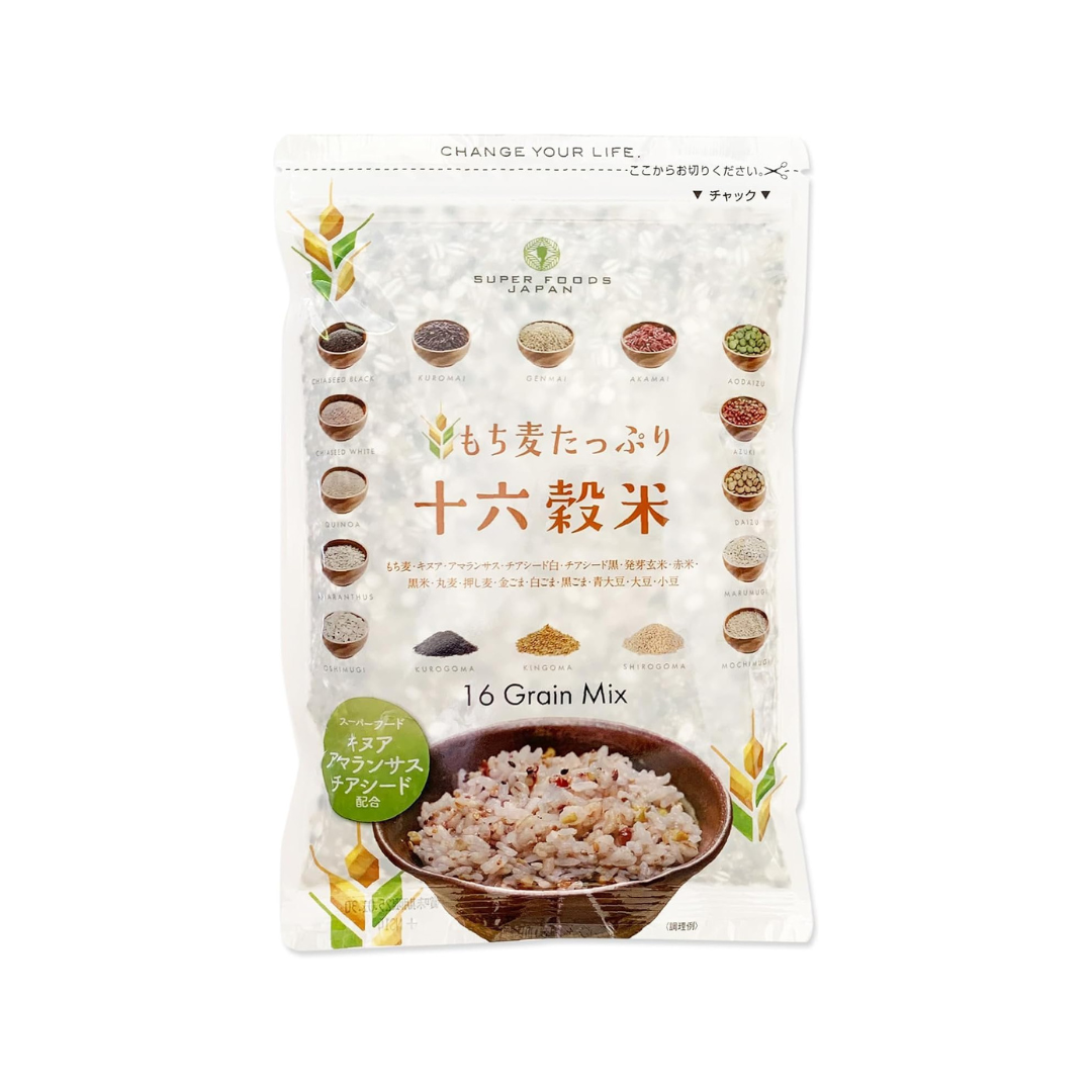 Super Foods Japan 16-Grain Rice with Plenty of Barley 450g | Made in Japan