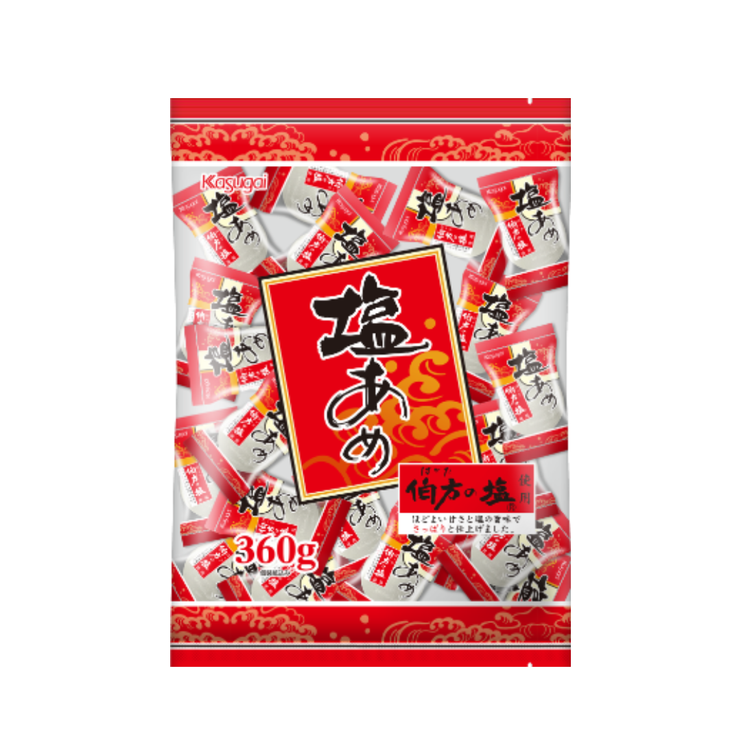 Kasugai Confectionery Salt Candy (360g) | Pack of 2 | Made in Japan