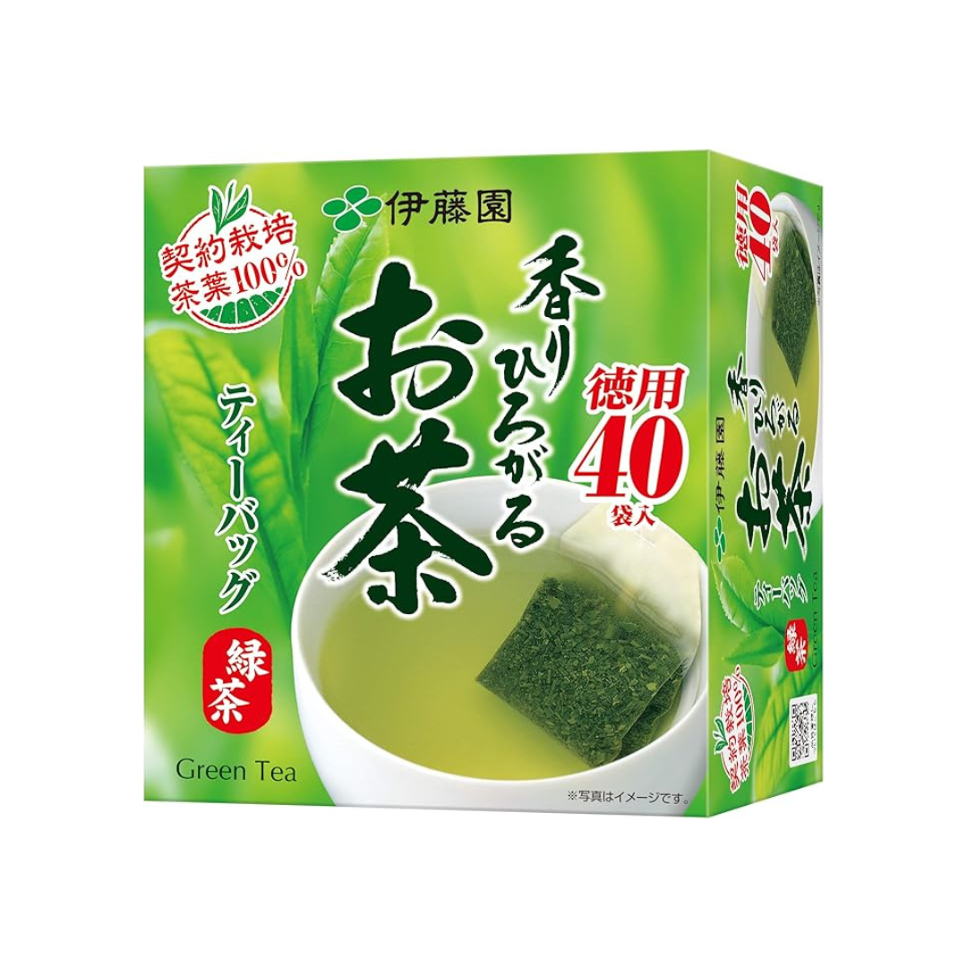 Itoen Fragrance Expanding Tea Green Tea Bag 0.07 oz (2.0 g) x 40 Bags