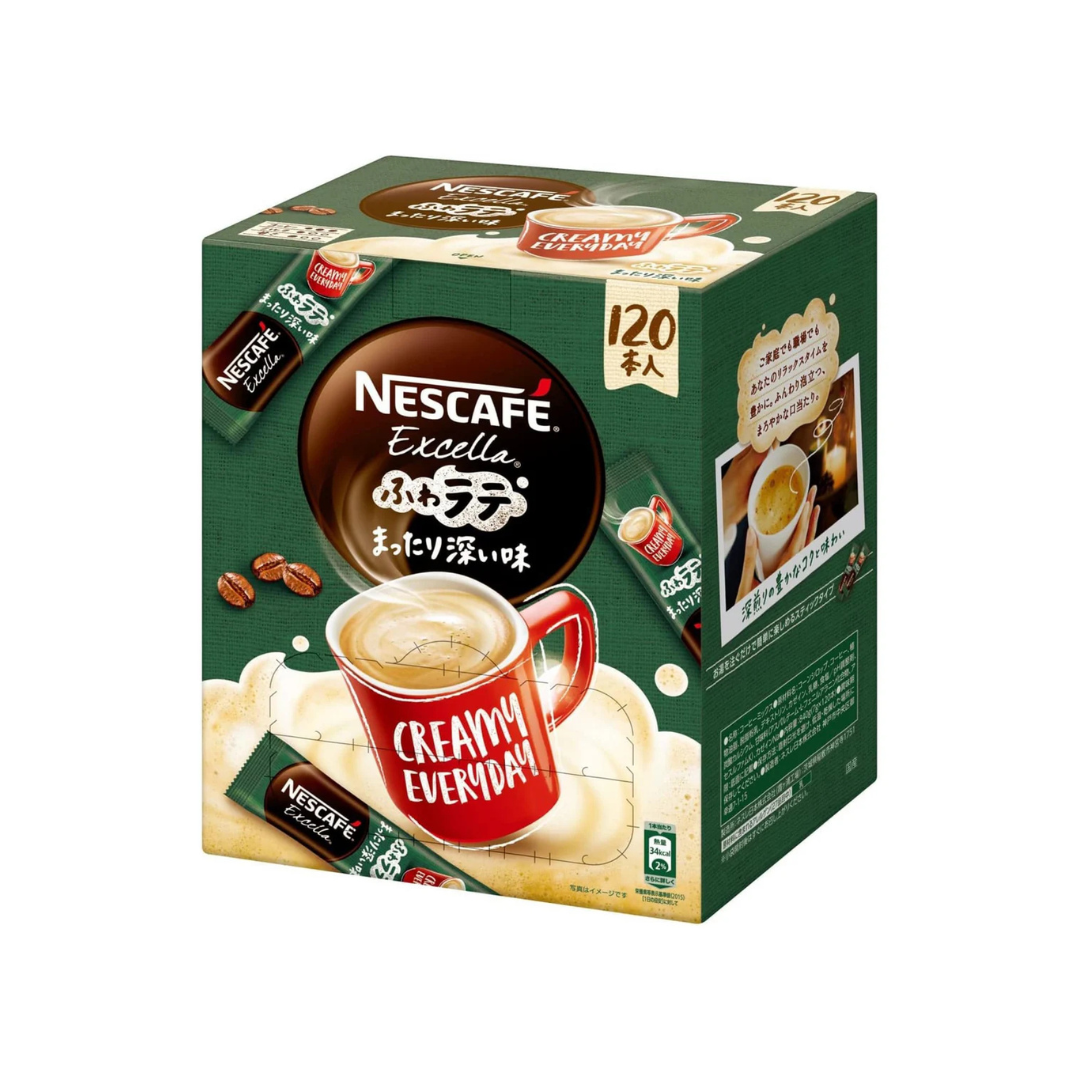 Nescafe Excella Fluffy Latte Relaxing Deep Flavor 120 Sticks