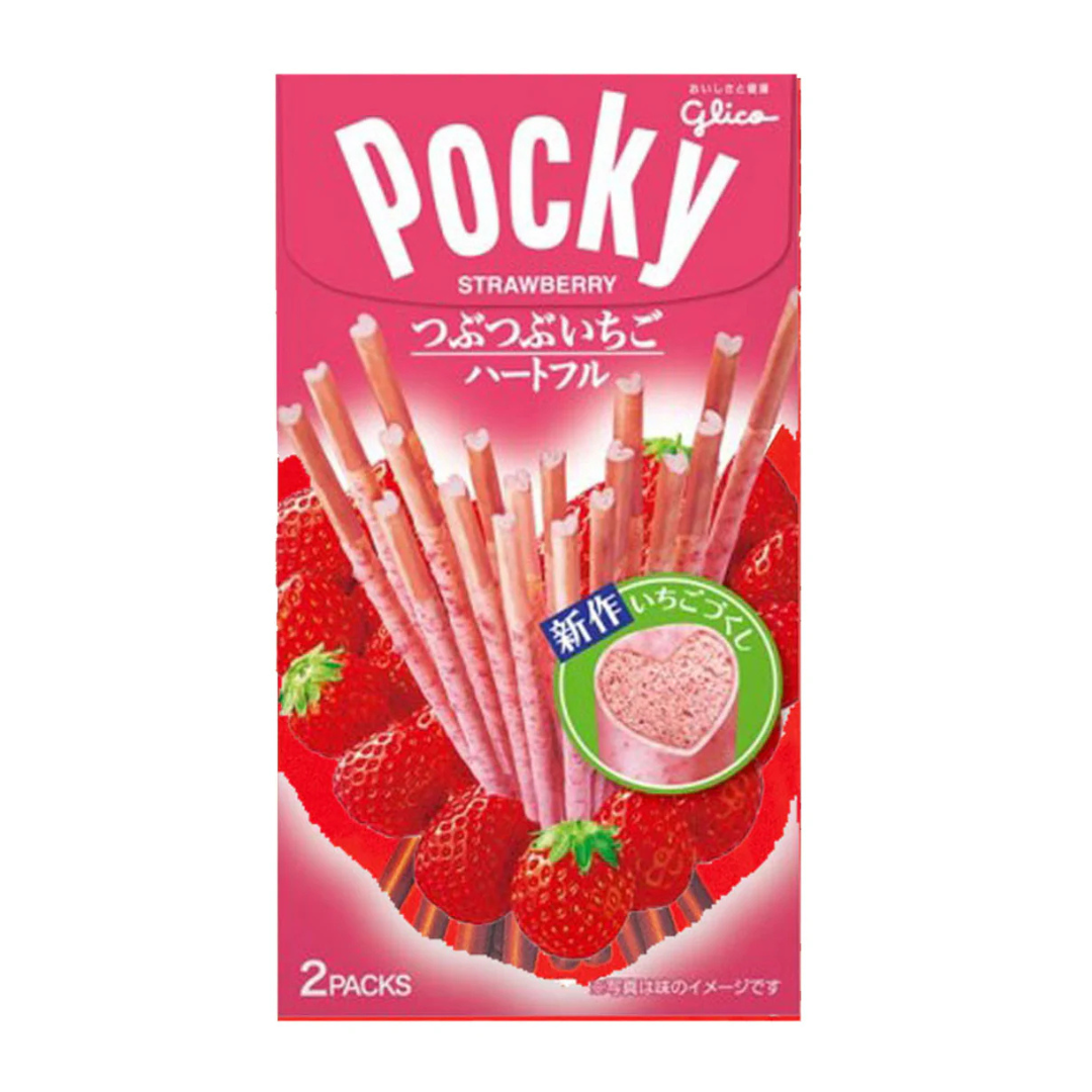 Ezaki Glico Pocky Strawberry | Pack of 2 | Made in Japan