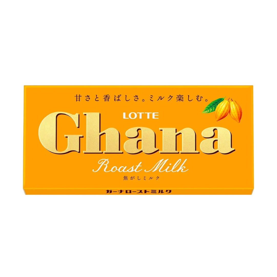 Lotte Ghana Roast Milk Chocolate 50g
