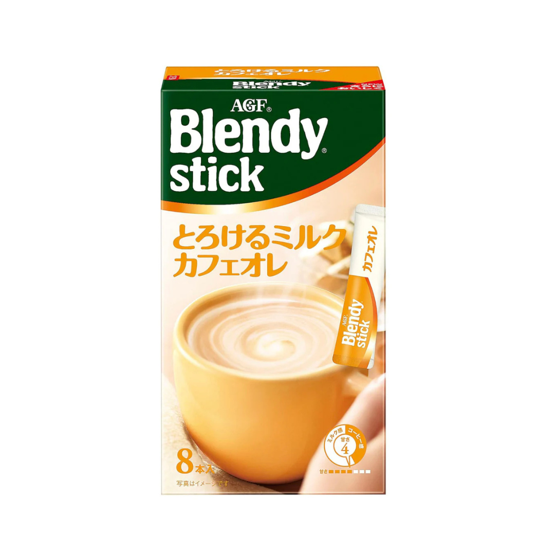 AGF Blendy Stick Melting Milk Cafe au Lait | Made in Japan | Instant Coffee