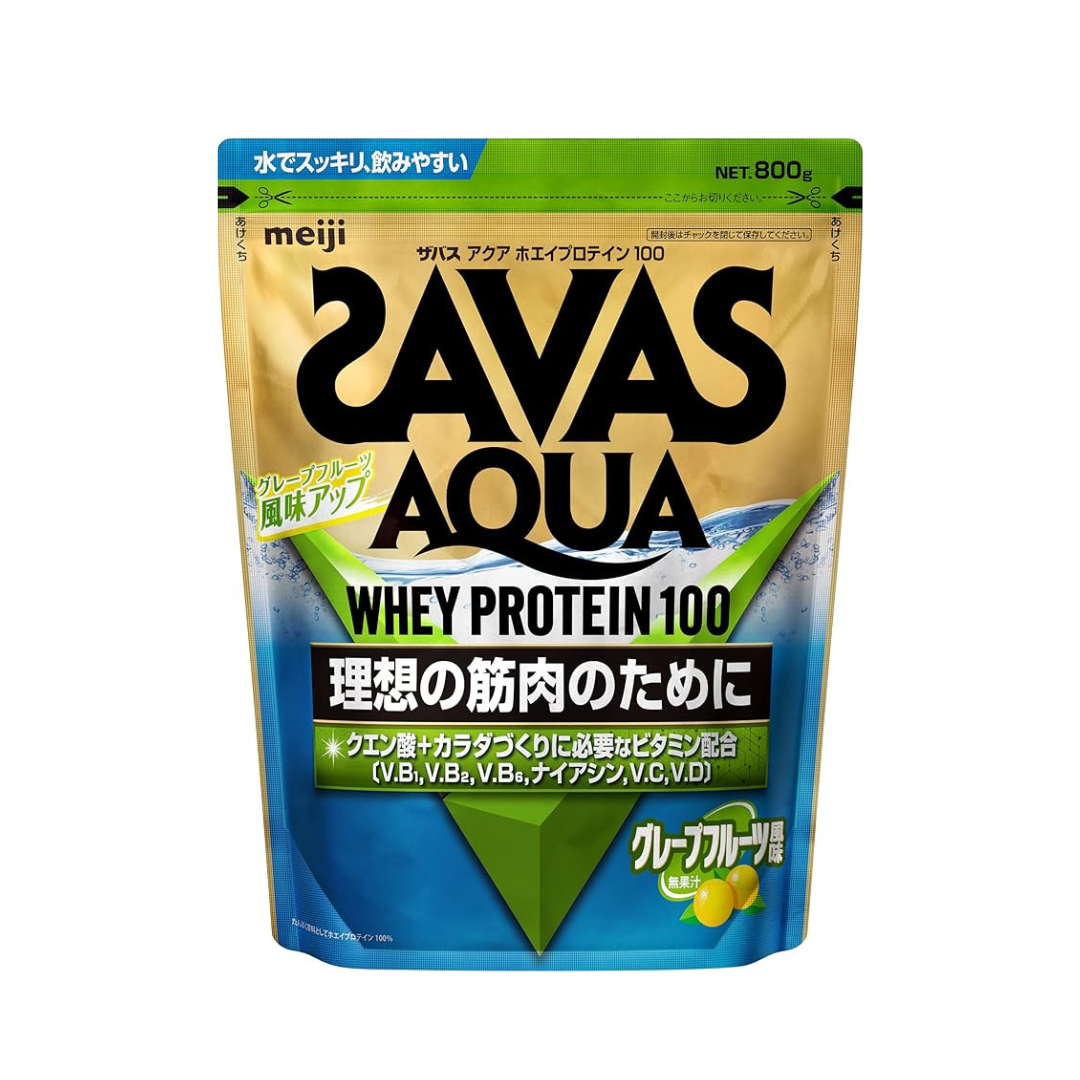 Meiji SAVAS Aqua Whey Protein 100 | Made in Japan