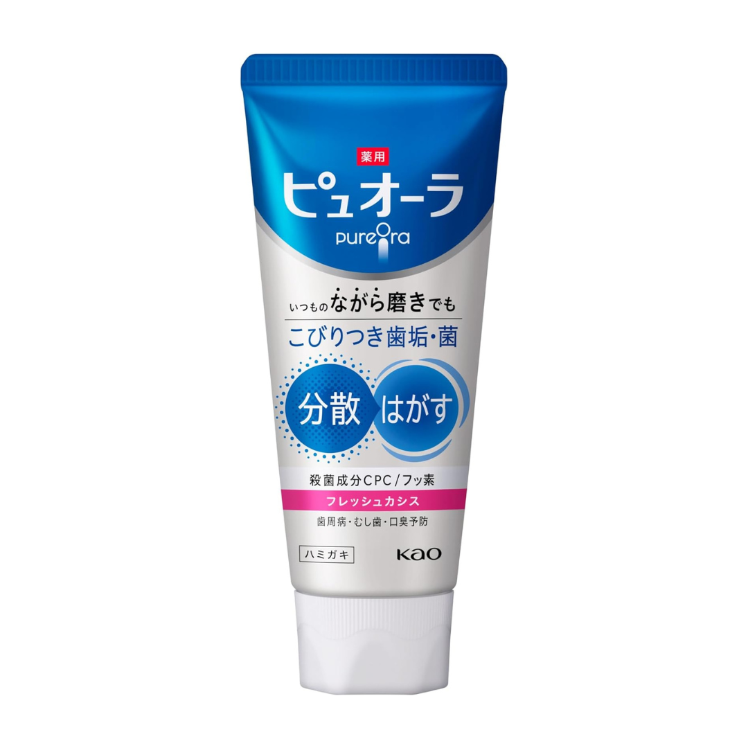 Medicated Puora Toothpaste, Fresh Cassis 4.9 oz (115 g)
