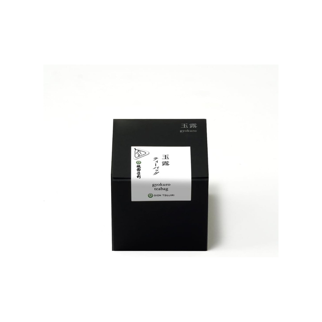 Gion Tsujiri Kyoto Gyokuro Green Tea Bags – Premium Japanese Tea, 17 Bags