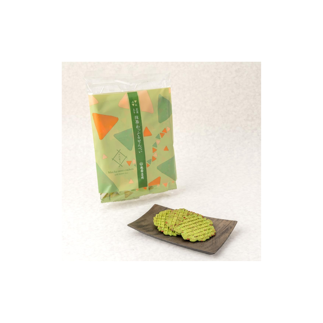 Gion Tsujiri Matcha Wafuru Senbei – Uji Tea Brown Rice Senbei, Kyoto Matcha Snack