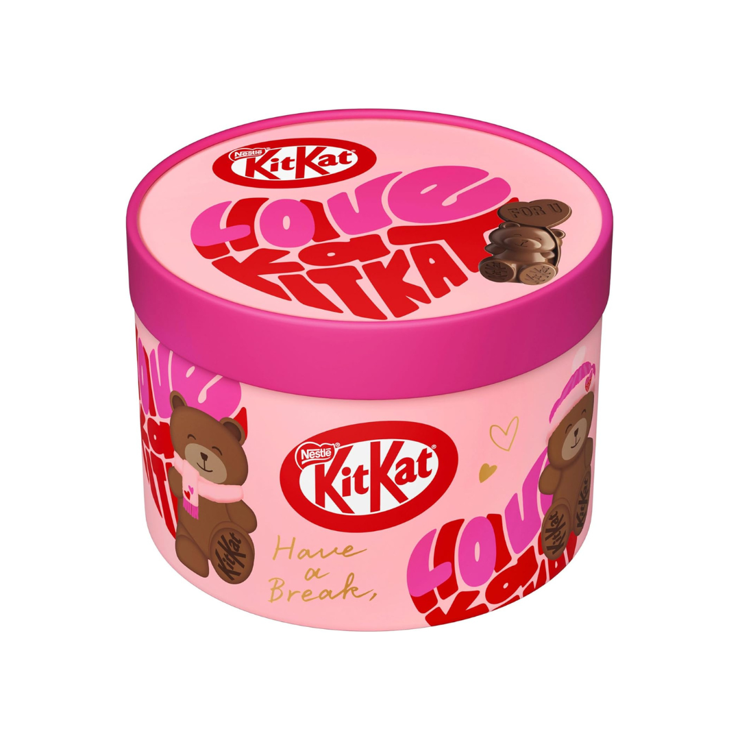 Nestle Kit Kat Heart Full Bear Party Box | 35 Pieces Inside Box | Made in Japan | Japanese Kit Kat