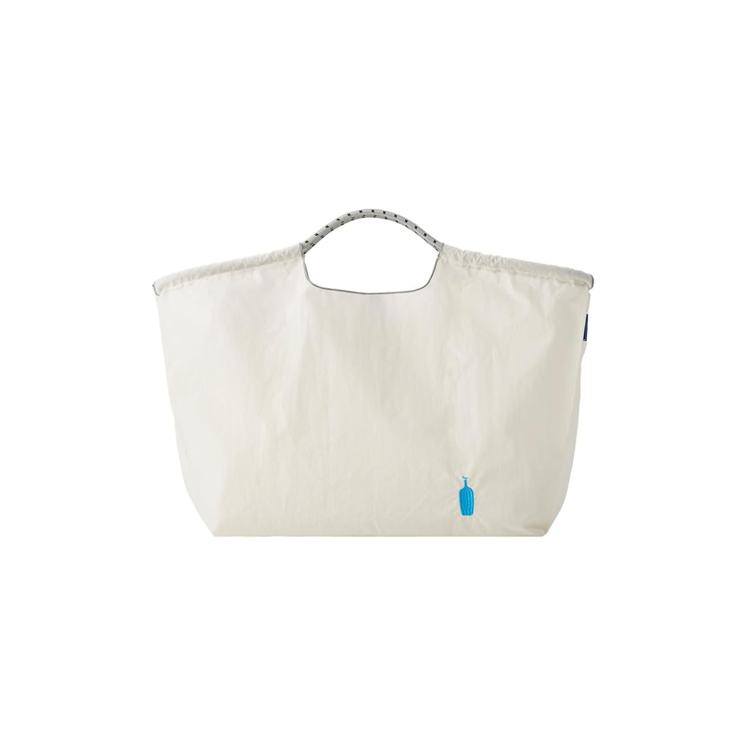 Blue Bottle Coffee Embroidered Eco Bag (White) – Minimalist Reusable Tote