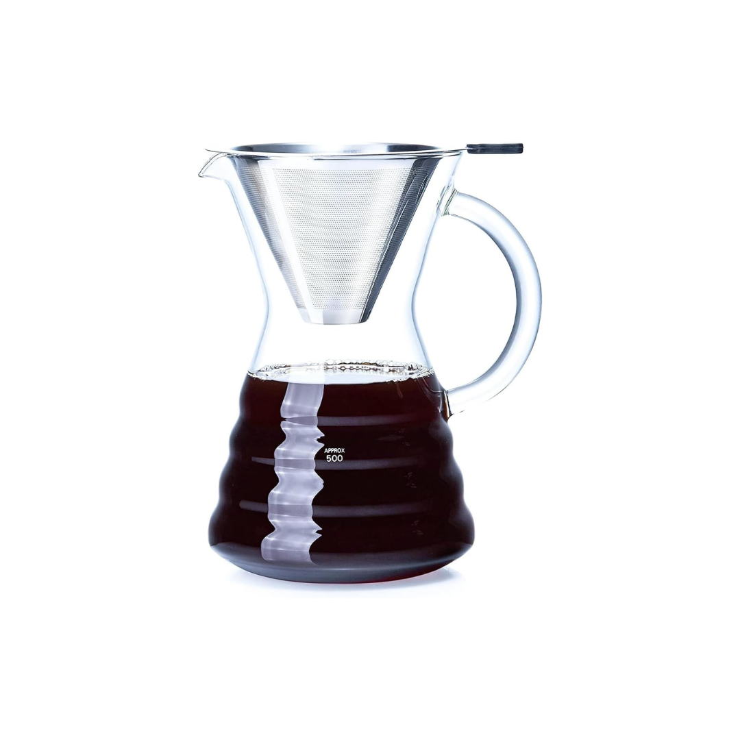Pocarati Coffee Server – 500ml Heat-Resistant Glass Drip Coffee Maker