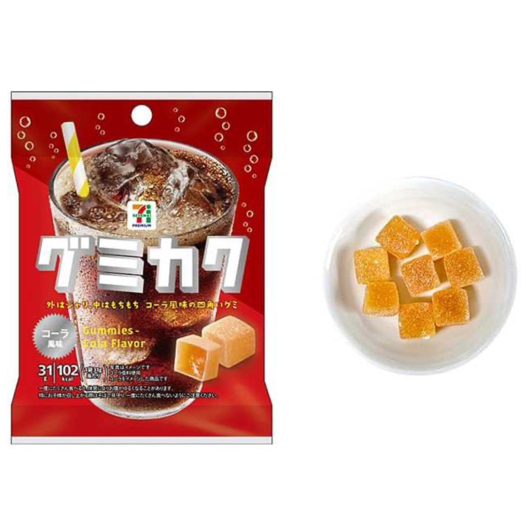 Seven Premium Gumi-Kaku Cola Flavor Gummies | Pack of 2 | Made in Japan