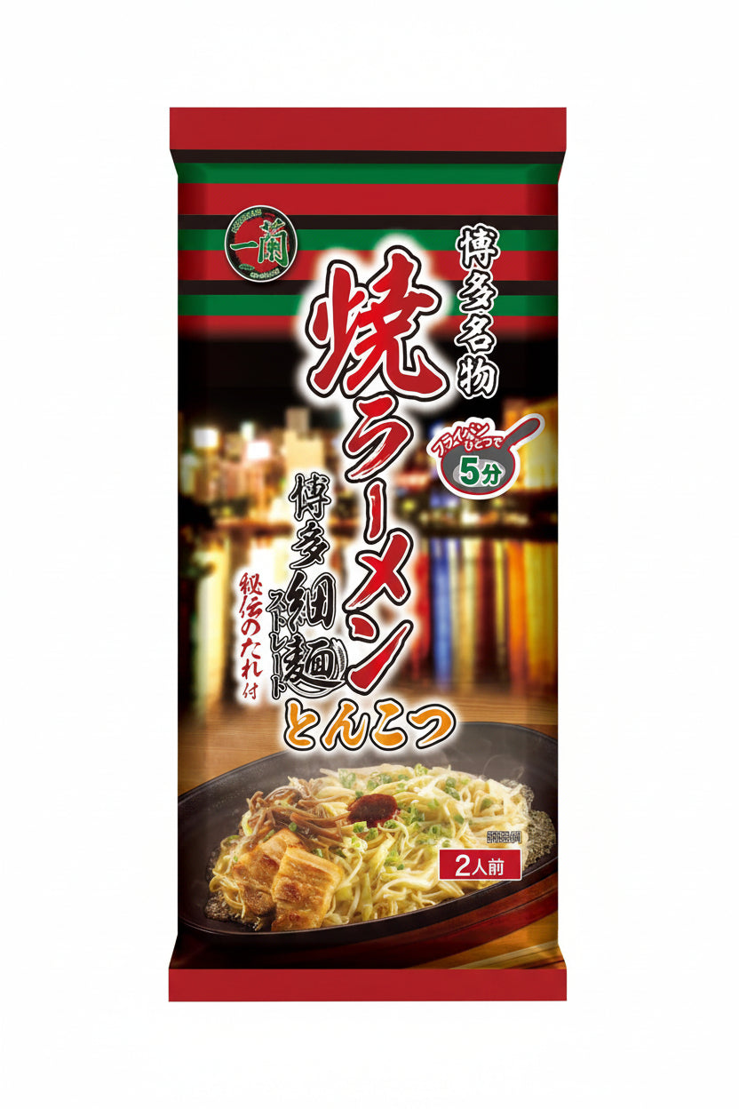 Ichiran Yaki Ramen Tonkotsu 218g package front