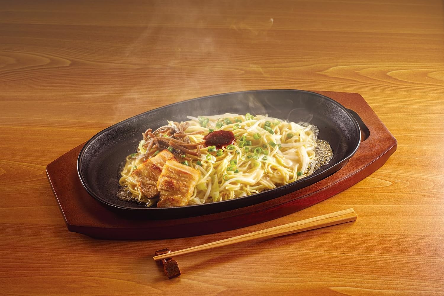 Prepared Ichiran Yaki Ramen Tonkotsu serving suggestion