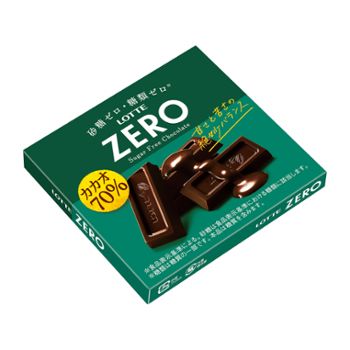 Lotte ZERO Cacao 70% Chocolate – Pack of 2