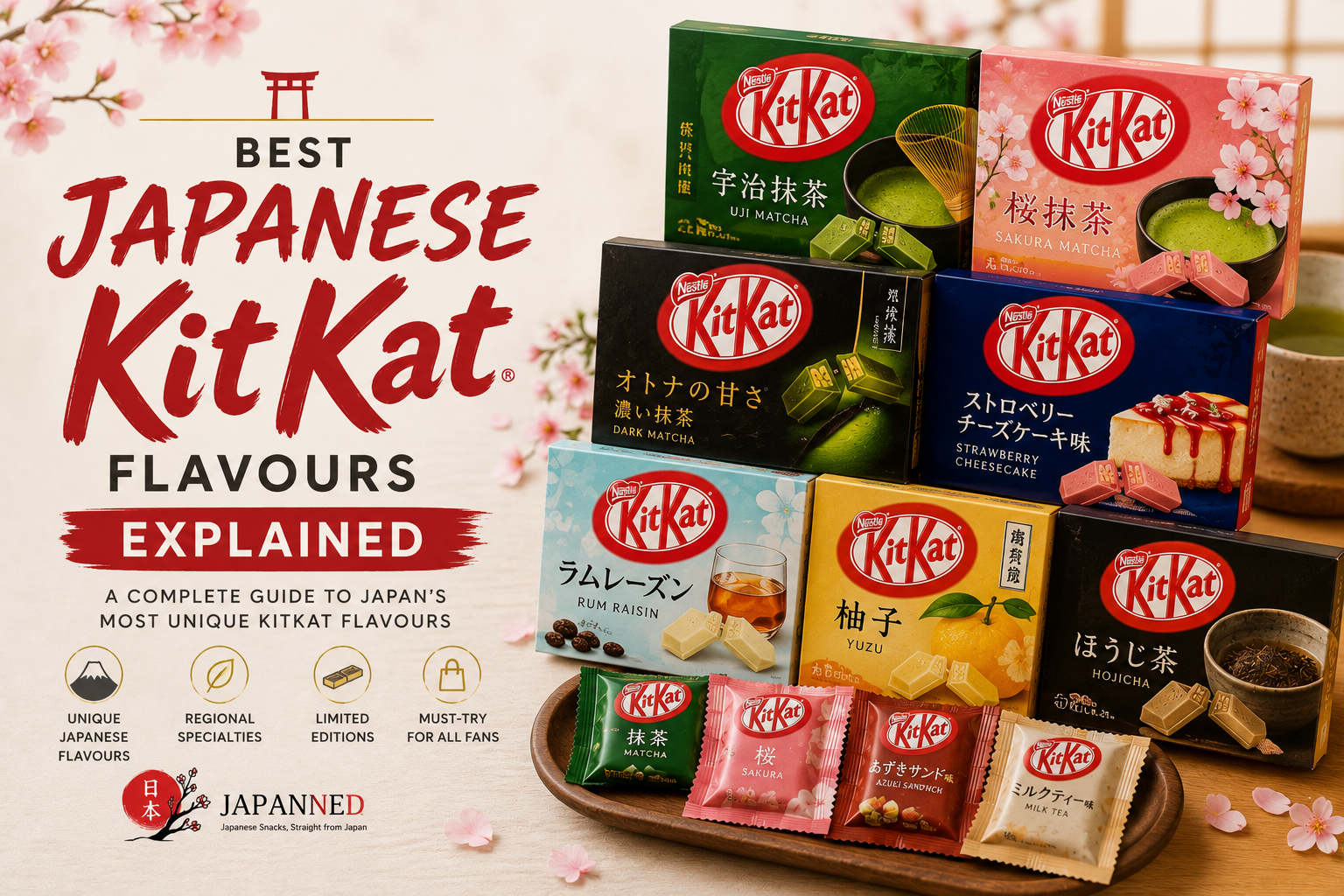 Best Japanese KitKat Flavours Explained
