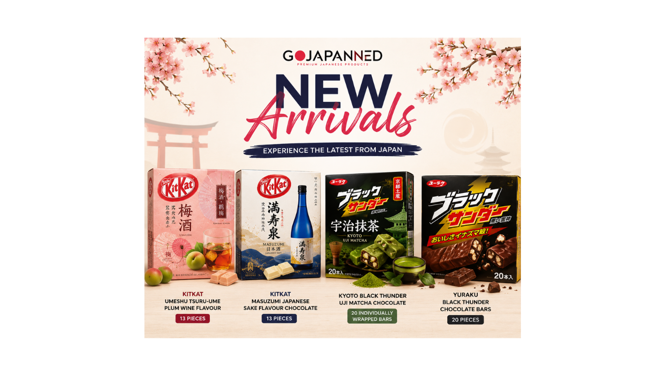 Discover the Latest Japanese Delights: Explore GoJapanned's New Arrivals