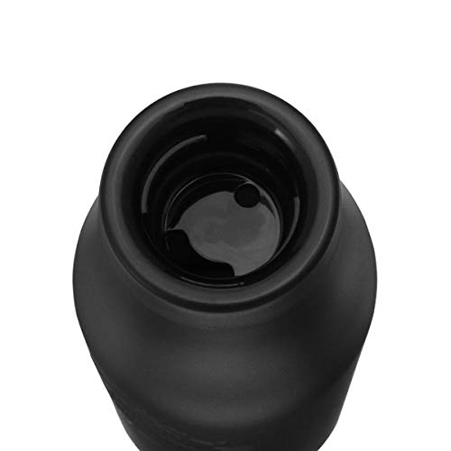 Starbucks Stainless Steel Logo Bottle 473ml (16.5oz) – Matte Black &amp; White | Embossed Siren Logo Vacuum Insulated Tumbler
