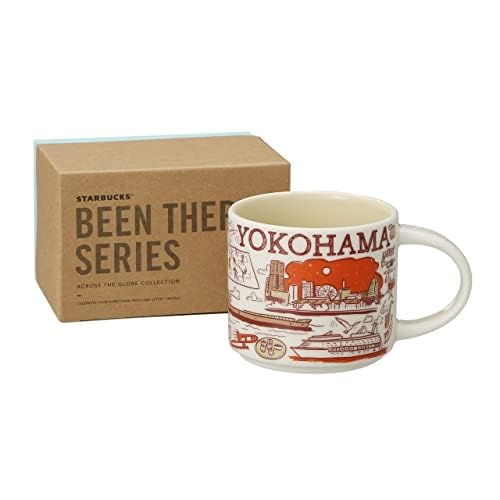 Starbucks Japan Yokohama “Been There Series” Mug 414ml (14oz) – Limited Edition Ceramic Coffee Cup