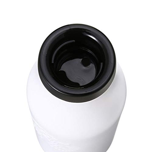 Starbucks Stainless Steel Logo Bottle 473ml (16.6oz) – Matte Black &amp; White | Embossed Siren Logo Vacuum Insulated Tumbler