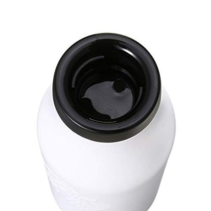 Starbucks Stainless Steel Logo Bottle 473ml (16.6oz) – Matte Black &amp; White | Embossed Siren Logo Vacuum Insulated Tumbler