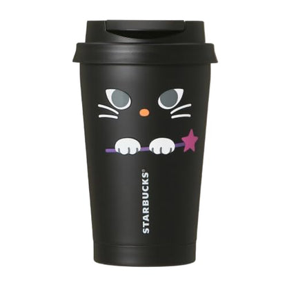 Starbucks Stainless Steel To-Go Tumbler Witch Cat 355ml (12.8oz) – Halloween 2024 Limited Edition | Insulated Coffee Cup