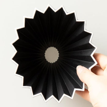 ORIGAMI Dripper M Size Matte Black Pour Over Coffee Dripper – Holder Sold Separately