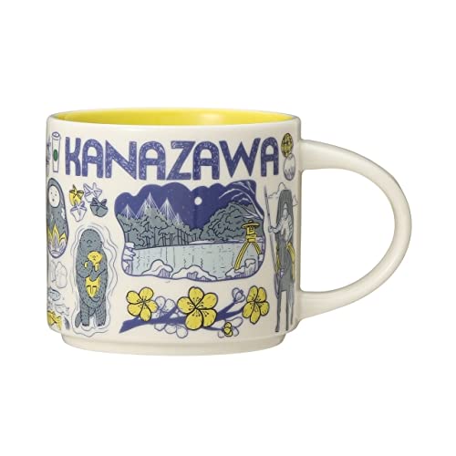 Starbucks Japan Kanazawa “Been There Series” Mug 414ml (14oz) – Limited Edition Ceramic Coffee Cup