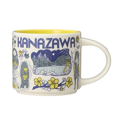 Starbucks Japan Kanazawa “Been There Series” Mug 414ml (14oz) – Limited Edition Ceramic Coffee Cup