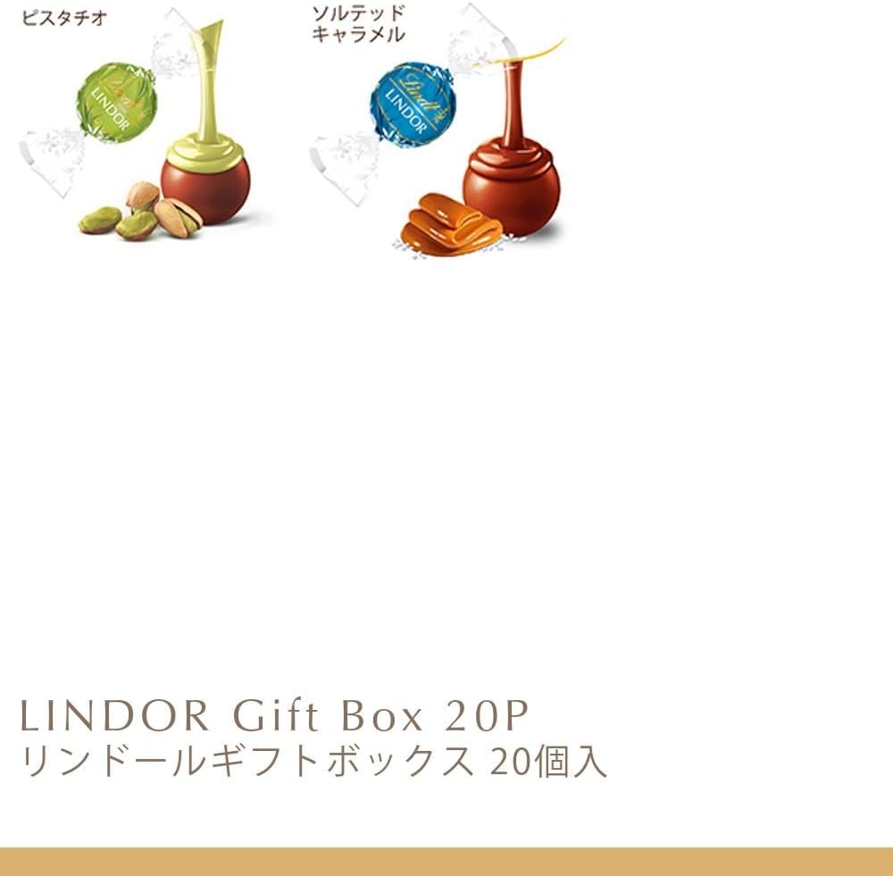 Lindt Lindor Blue Spring Seasonal Gift Box – 20 Premium Chocolates with Shopping &amp; Carry Bag (L2)