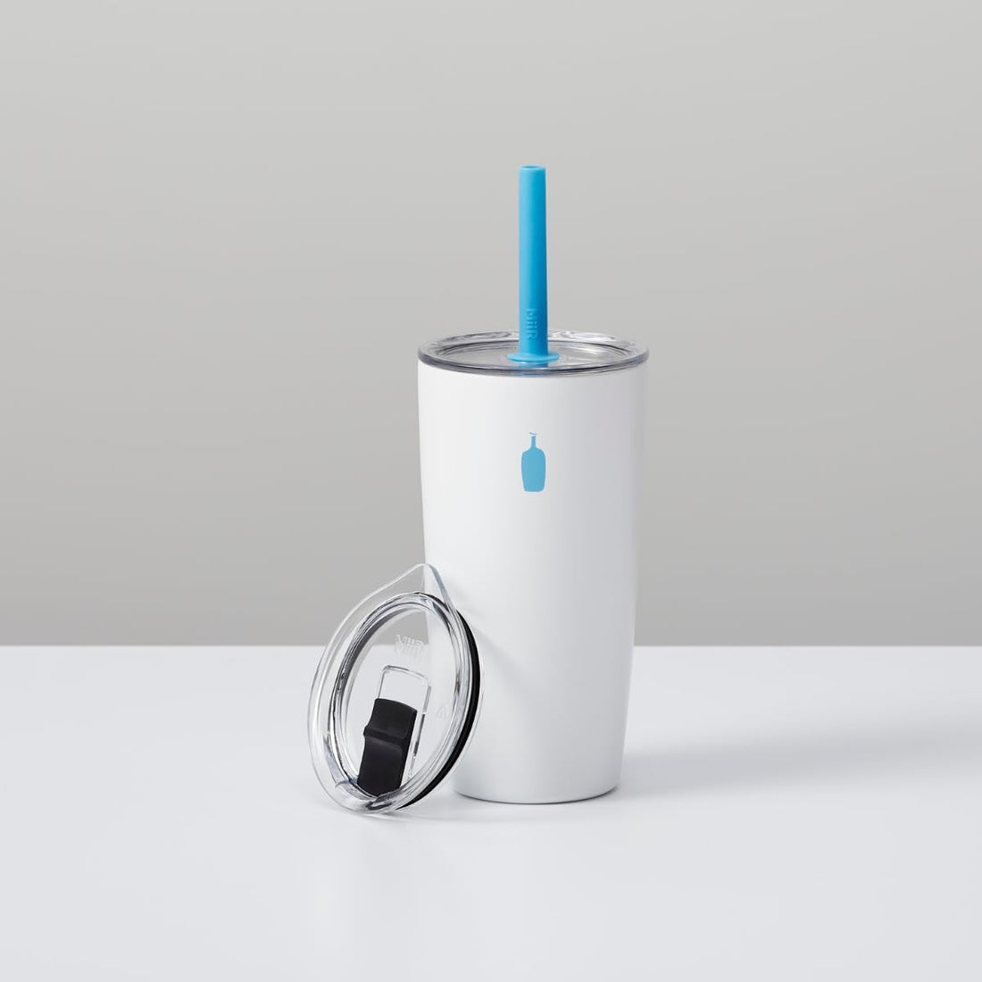 Blue Bottle Coffee Commuter Cup with Straw – 16 oz Travel Tumbler