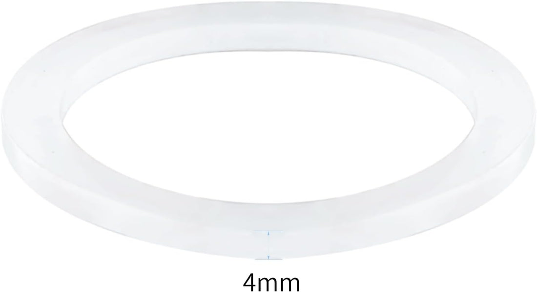 Easyworkz Replacement Gasket Set for 6-Cup Moka Pot – 2 Sealing Rings &amp; Stainless Steel Filter