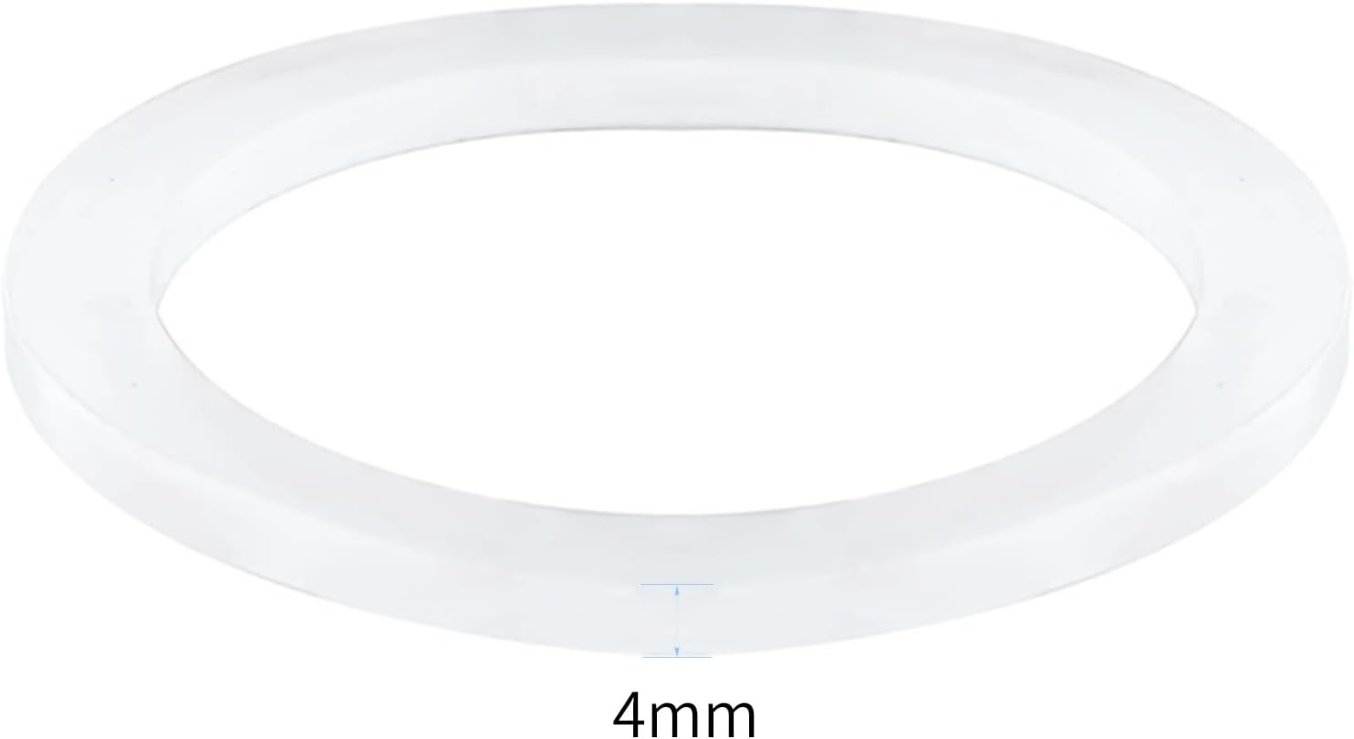 Easyworkz Replacement Gasket Set for 12-Cup Moka Pot – 2 Sealing Rings &amp; Stainless Steel Filter
