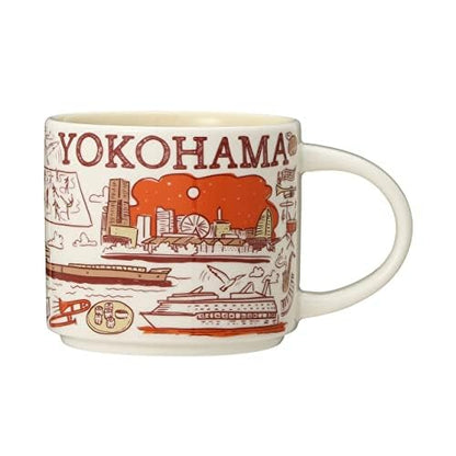 Starbucks Japan Yokohama “Been There Series” Mug 414ml (14oz) – Limited Edition Ceramic Coffee Cup