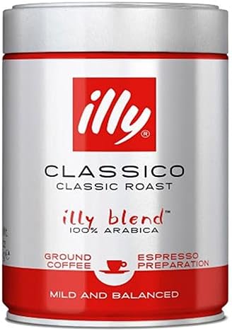 Key Coffee Illy Blend Espresso Powder, Medium Roast (Classico), 8.8 oz (250 g) | Made In Japan