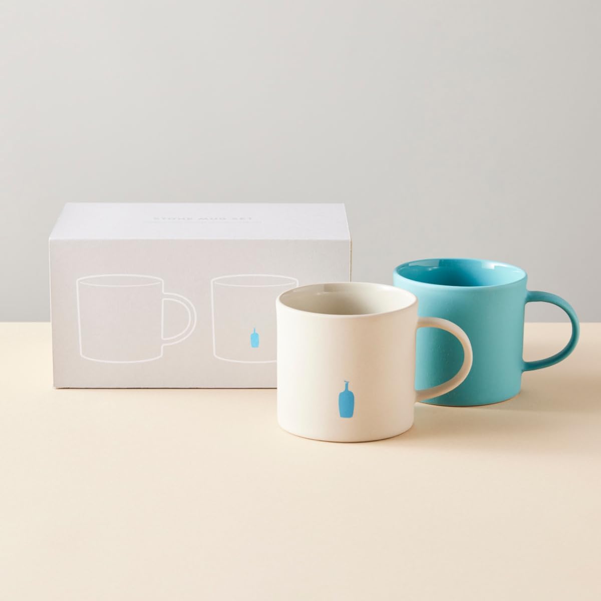 Blue Bottle Coffee Stone Mug Set – Ceramic Coffee Mug Collection
