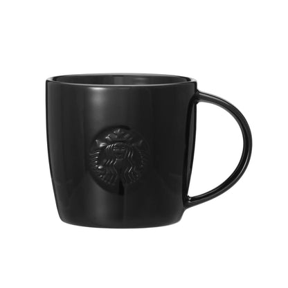 Starbucks Staba Logo Mug 355ml (12.8oz) – Black Ceramic Coffee Cup