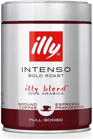 Key Coffee Illy Blend Espresso Powder, Dark Roast (Intenso), 8.8 oz (250 g) | Pack Of 1 | Made In Japan